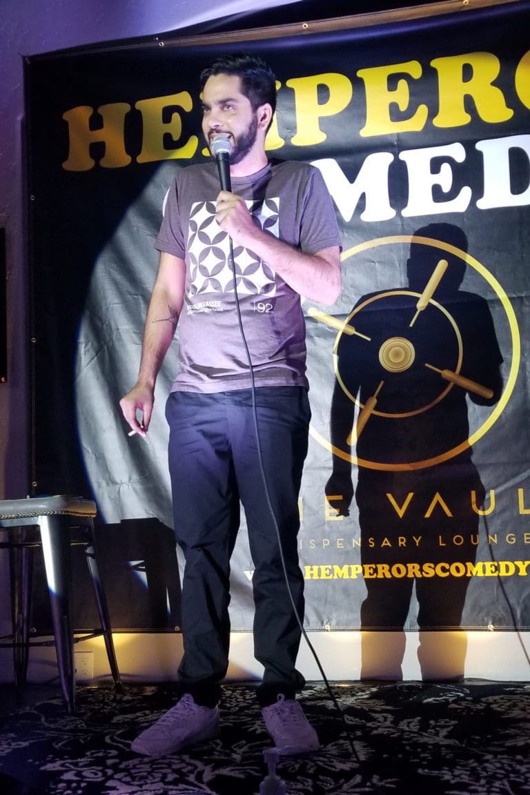 Abdullah Saeed hosting Hemperor's Comedy Club at The Vault Dispensary and Lounge
